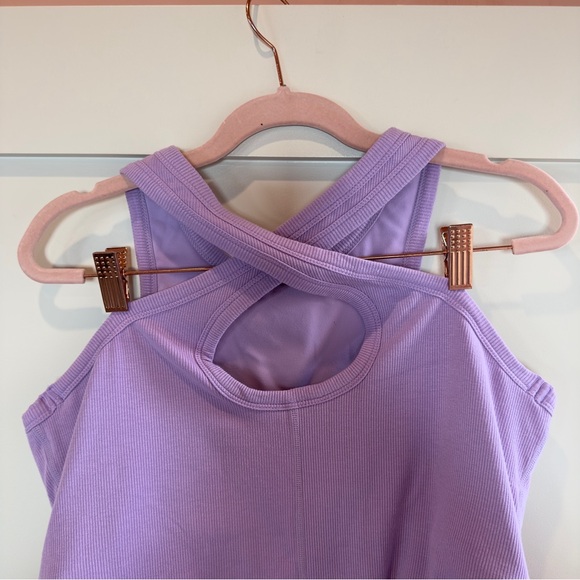PopFlex Not Your Typical Tank (Built-in Bra) - Mystic Purple - Picture 7 of 7